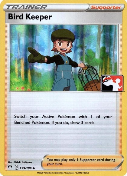 Bird Keeper - 159/189, Prize Pack Series Cards 159/189