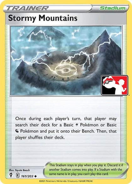 Stormy Mountains - 161/203, Prize Pack Series Cards 161/203