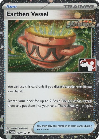 Earthen Vessel - 163/182 (Cosmos Holo), Prize Pack Series Cards 163/182