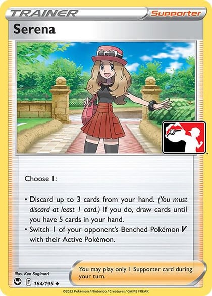 Serena - 164/195, Prize Pack Series Cards 164/195