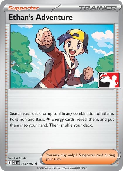 Ethan's Adventure - 165/182, Prize Pack Series Cards 165/182