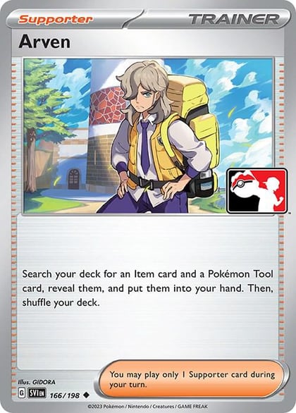 Arven - 166/198, Prize Pack Series Cards 166/198