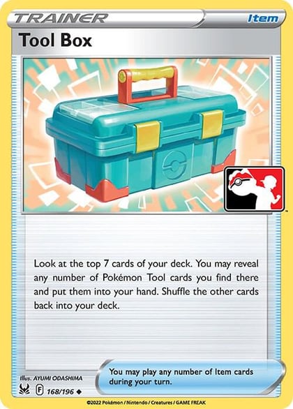 Tool Box - 168/196, Prize Pack Series Cards 168/196