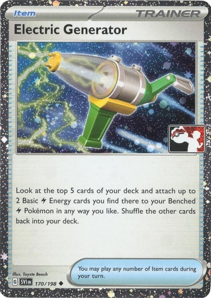 Electric Generator - 170/198 (Cosmos Holo), Prize Pack Series Cards 170/198