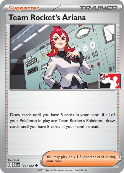 Team Rocket's Ariana - 171/182, Prize Pack Series Cards 171/182