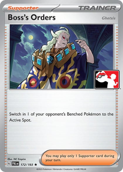 Boss's Orders [Ghetsis] - 172/193, Prize Pack Series Cards 172/193