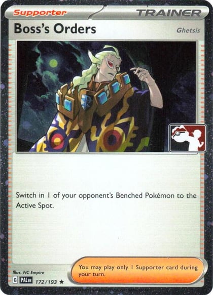 Boss's Orders [Ghetsis] - 172/193 (Cosmos Holo), Prize Pack Series Cards 172/193