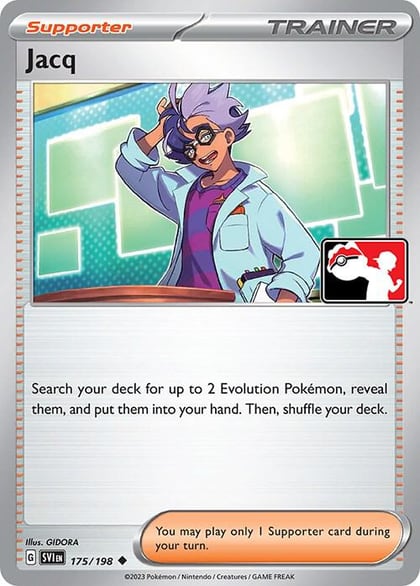 Jacq - 175/198, Prize Pack Series Cards 175/198