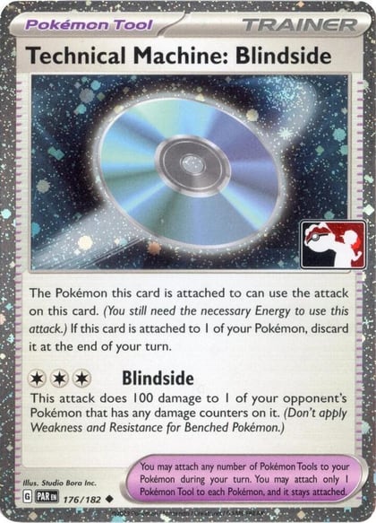 Technical Machine: Blindside - 176/182 (Cosmos Holo), Prize Pack Series Cards 176/182