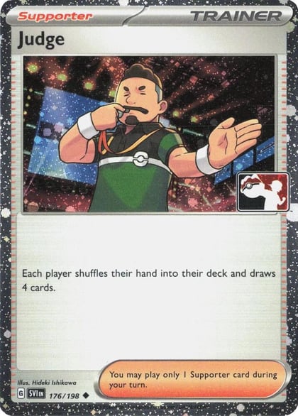 Judge - 176/198 (Cosmos Holo), Prize Pack Series Cards 176/198