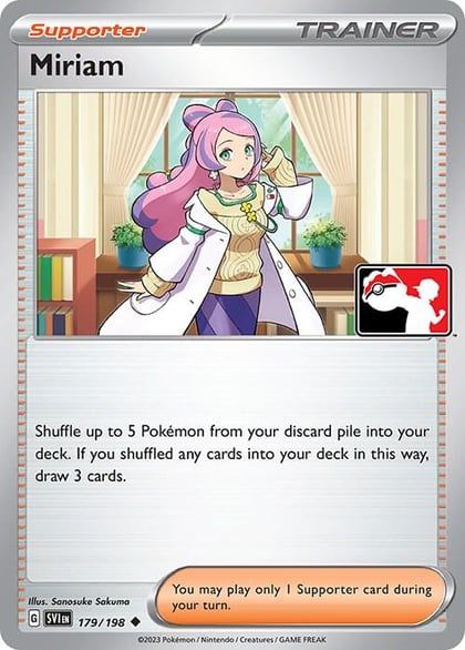 Miriam - 179/198, Prize Pack Series Cards 179/198