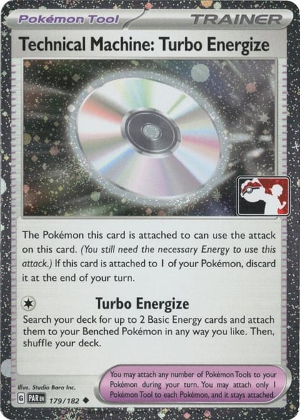 Technical Machine: Turbo Energize - 179/182 (Cosmos Holo), Prize Pack Series Cards 179/182