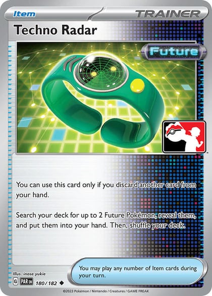 Techno Radar - 180/182, Prize Pack Series Cards 180/182