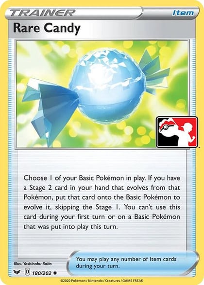 Rare Candy - 180/202, Prize Pack Series Cards 180/202