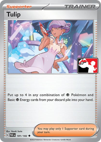 Tulip - 181/182, Prize Pack Series Cards 181/182