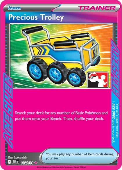 Precious Trolley - 185/191, Prize Pack Series Cards 185/191
