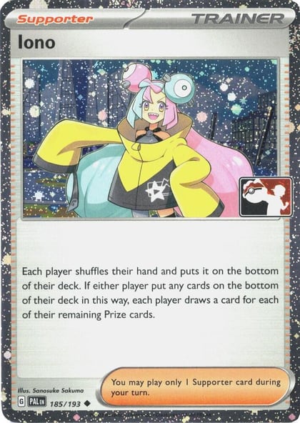 Iono - 185/193 (Cosmos Holo), Prize Pack Series Cards 185/193