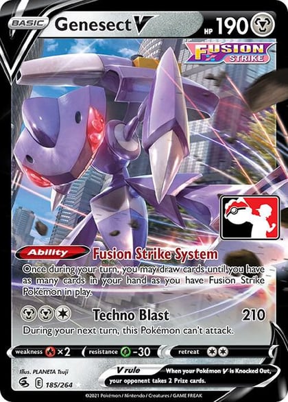 Genesect V - 185/264, Prize Pack Series Cards 185/264