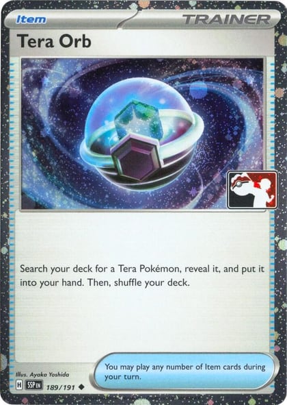 Tera Orb - 189/191 (Cosmos Holo), Prize Pack Series Cards 189/191