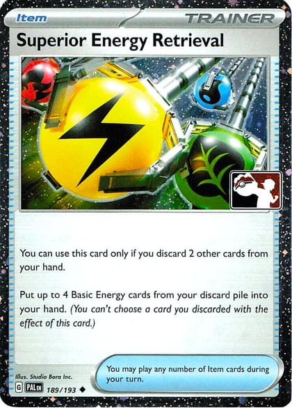 Superior Energy Retrieval - 189/193 (Cosmos Holo), Prize Pack Series Cards 189/193