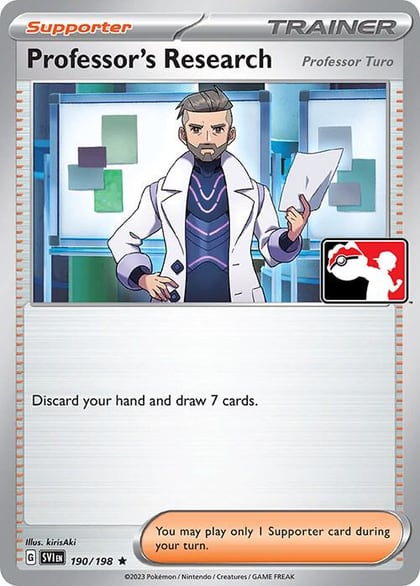 Professor's Research [Professor Turo] - 190/198, Prize Pack Series Cards 190/198