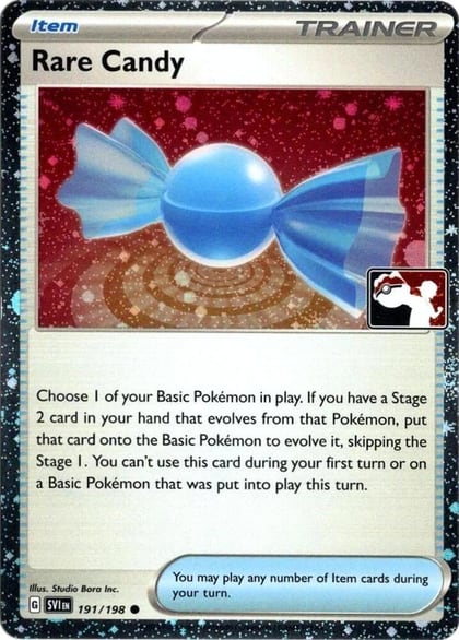 Rare Candy - 191/198 (Cosmos Holo), Prize Pack Series Cards 191/198