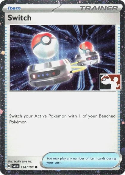 Switch - 194/198 (Cosmos Holo), Prize Pack Series Cards 194/198