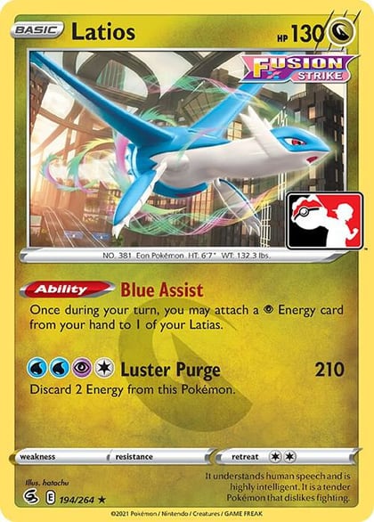 Latios - 194/264, Prize Pack Series Cards 194/264