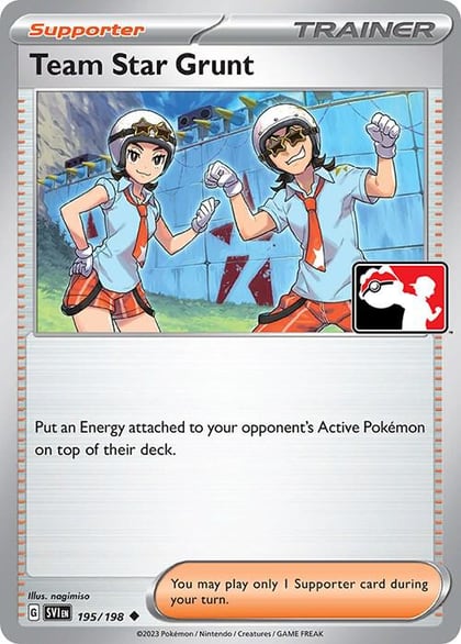 Team Star Grunt - 195/198, Prize Pack Series Cards 195/198