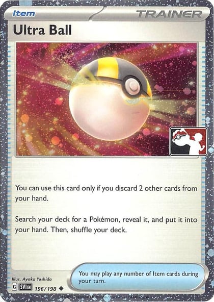 Ultra Ball - 196/198 (Cosmos Holo), Prize Pack Series Cards 196/198