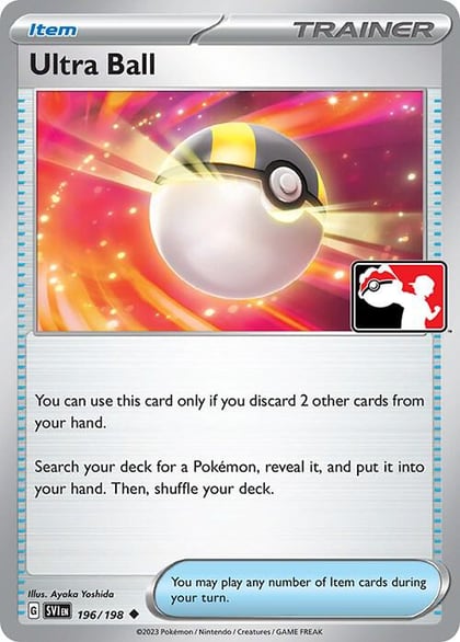 Ultra Ball - 196/198, Prize Pack Series Cards 196/198