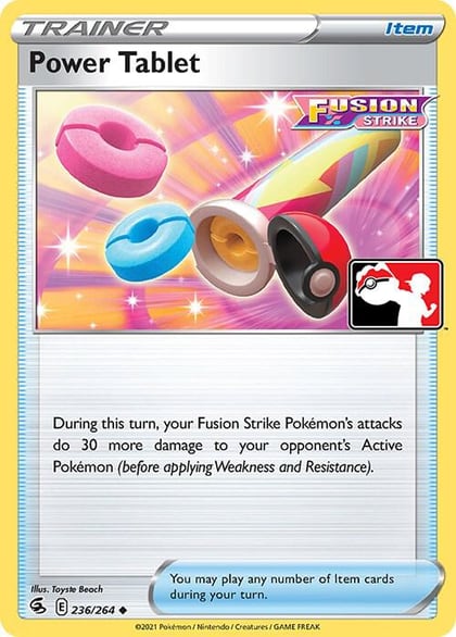 Power Tablet - 236/264, Prize Pack Series Cards 236/264