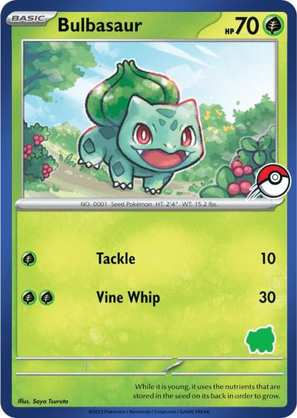 Bulbasaur (Blue Border), My First Battle #523984