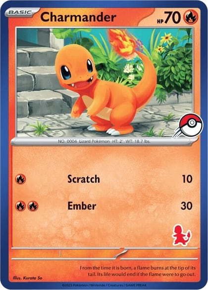 Charmander (Blue Border), My First Battle #524084