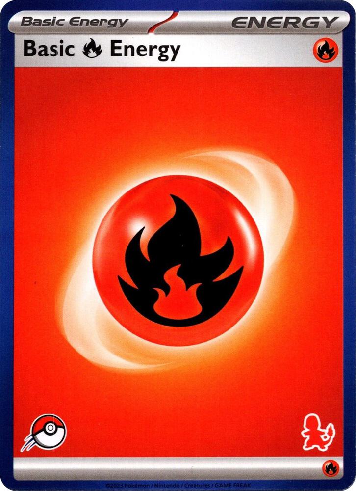 Basic Fire Energy (Blue Border), My First Battle P532087
