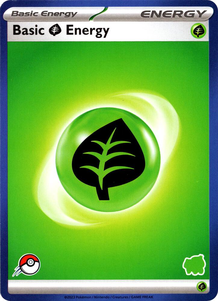 Basic Grass Energy (Blue Border), My First Battle P532088