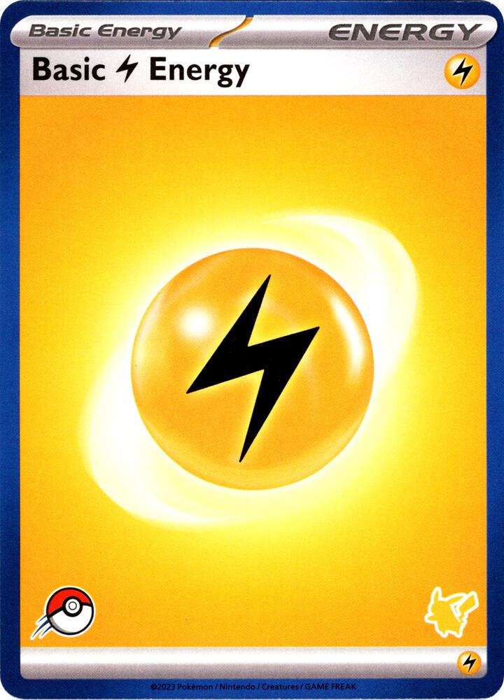 Basic Lightning Energy (Blue Border), My First Battle P532090