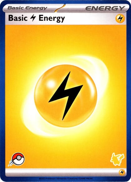 Basic Lightning Energy (Blue Border), My First Battle P532090