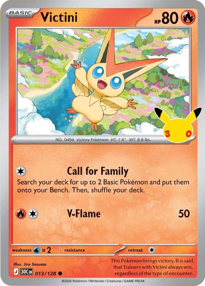 Victini, ME: 30th Celebration 013/128