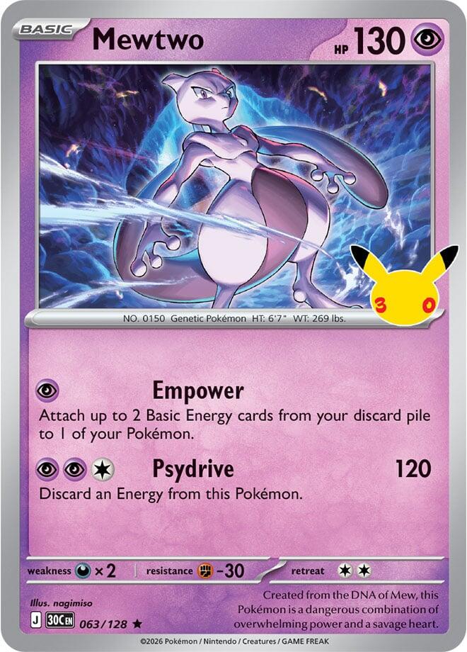 Mewtwo, ME: 30th Celebration 063/128