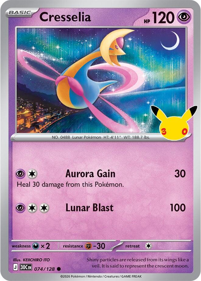 Cresselia, ME: 30th Celebration 074/128