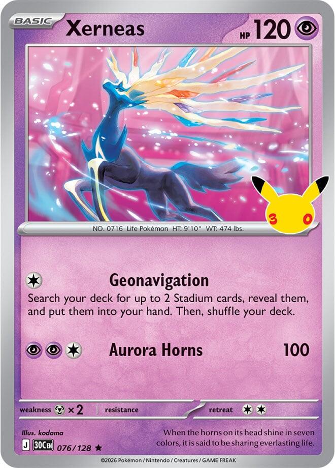 Xerneas, ME: 30th Celebration 076/128