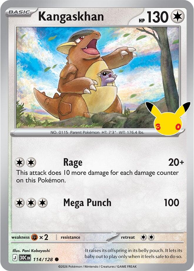 Kangaskhan, ME: 30th Celebration 114/128