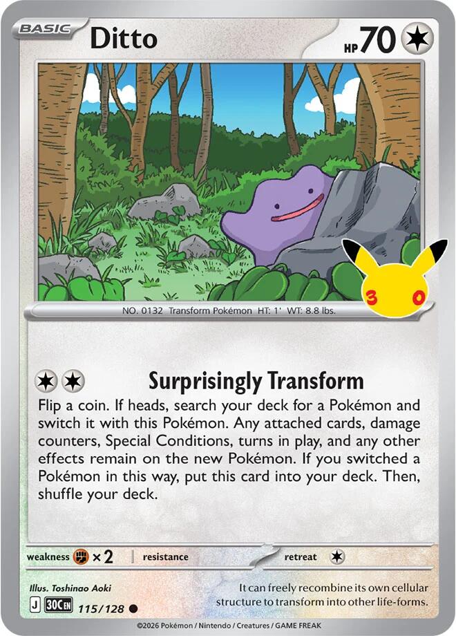 Ditto, ME: 30th Celebration 115/128