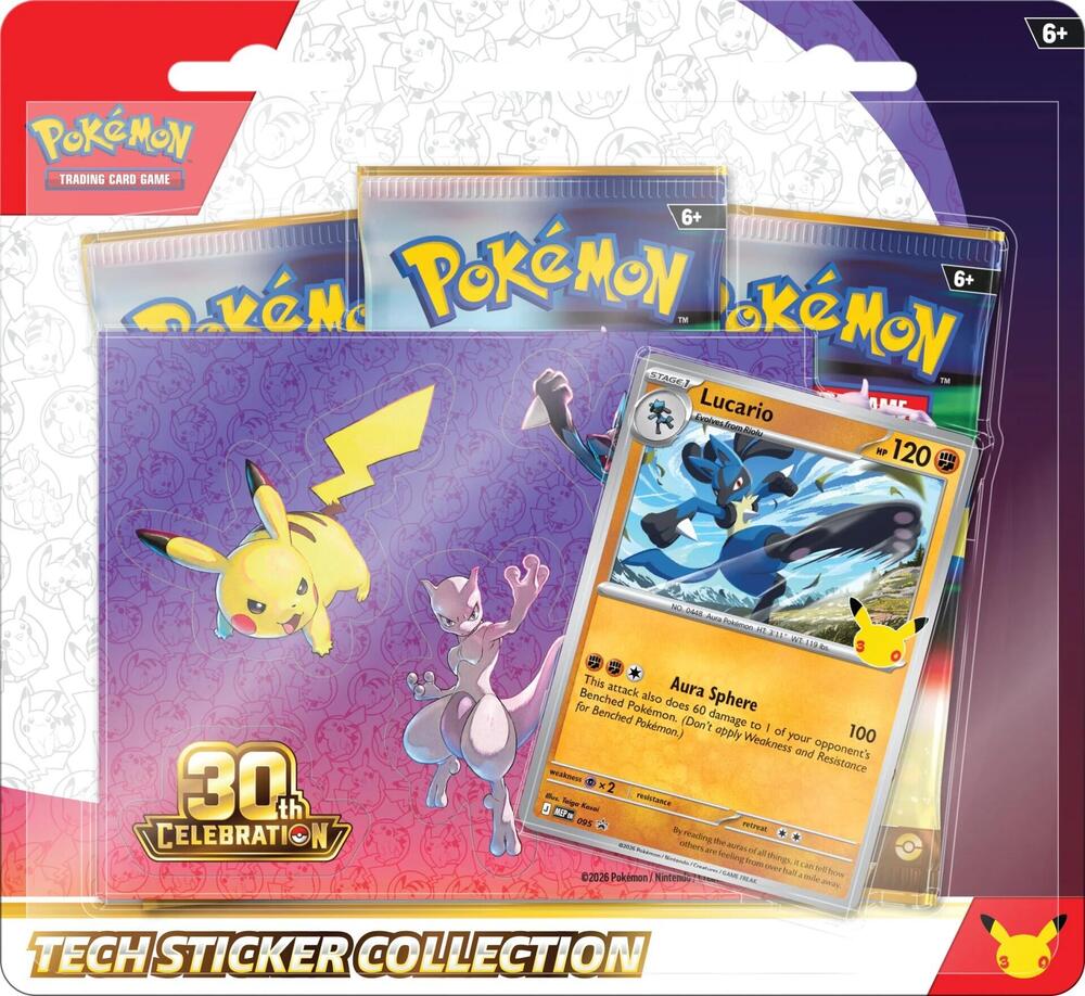 30th Celebration Tech Sticker Collection [Lucario], ME: 30th Celebration P704146