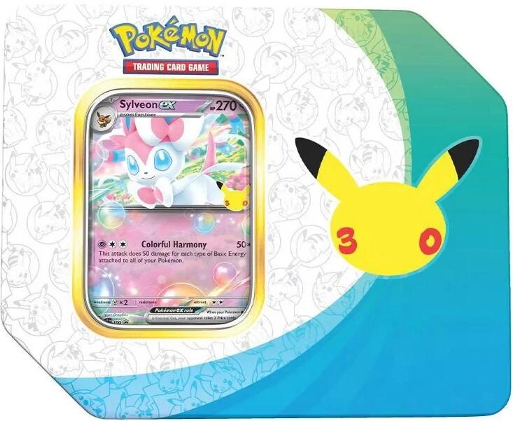 30th Celebration ex Tin [Sylveon ex] (Retail Version), ME: 30th Celebration P718674