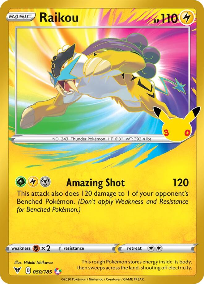 Raikou, ME: 30th Celebration Classic Collection 050/185