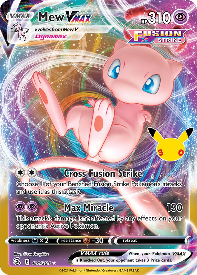 Mew VMAX, ME: 30th Celebration Classic Collection 114/264