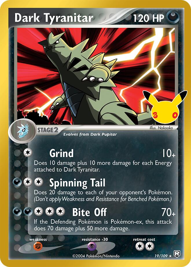 Dark Tyranitar, ME: 30th Celebration Classic Collection 19/109