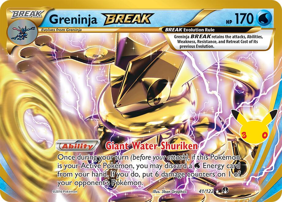 Greninja BREAK, ME: 30th Celebration Classic Collection 41/122